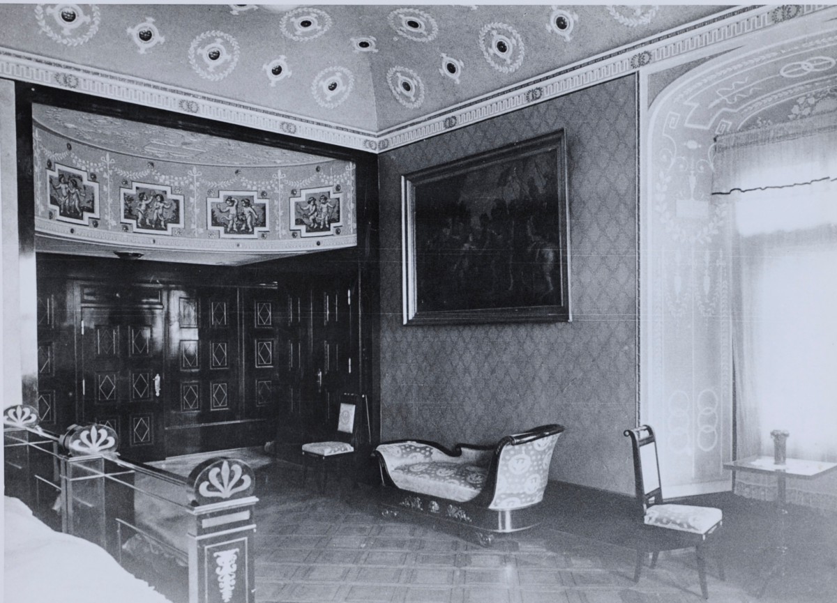 Schlafzimmer um 1929 (SW)